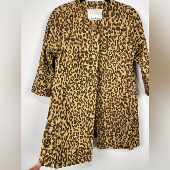 CAbi‎ Carol Anderson Leopard Print Estate Jacket SZ XS - Picture 2 of 10